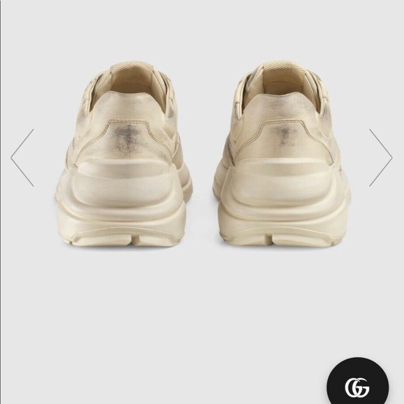 Gucci Rhyton leather sneakers - Picture 4 of 7